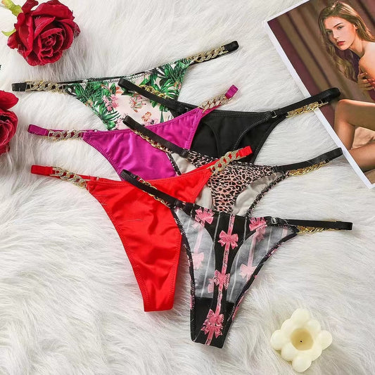 Thongs Panties Hollow Out Attractive Victoria Underwear