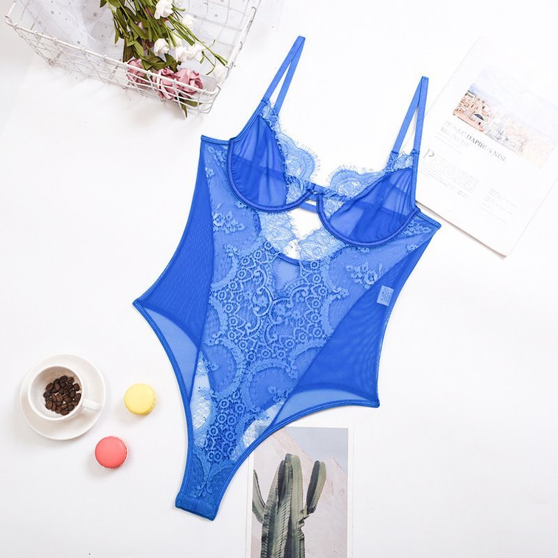 Lingerie Lace Lace Mesh Sling Bodysuit